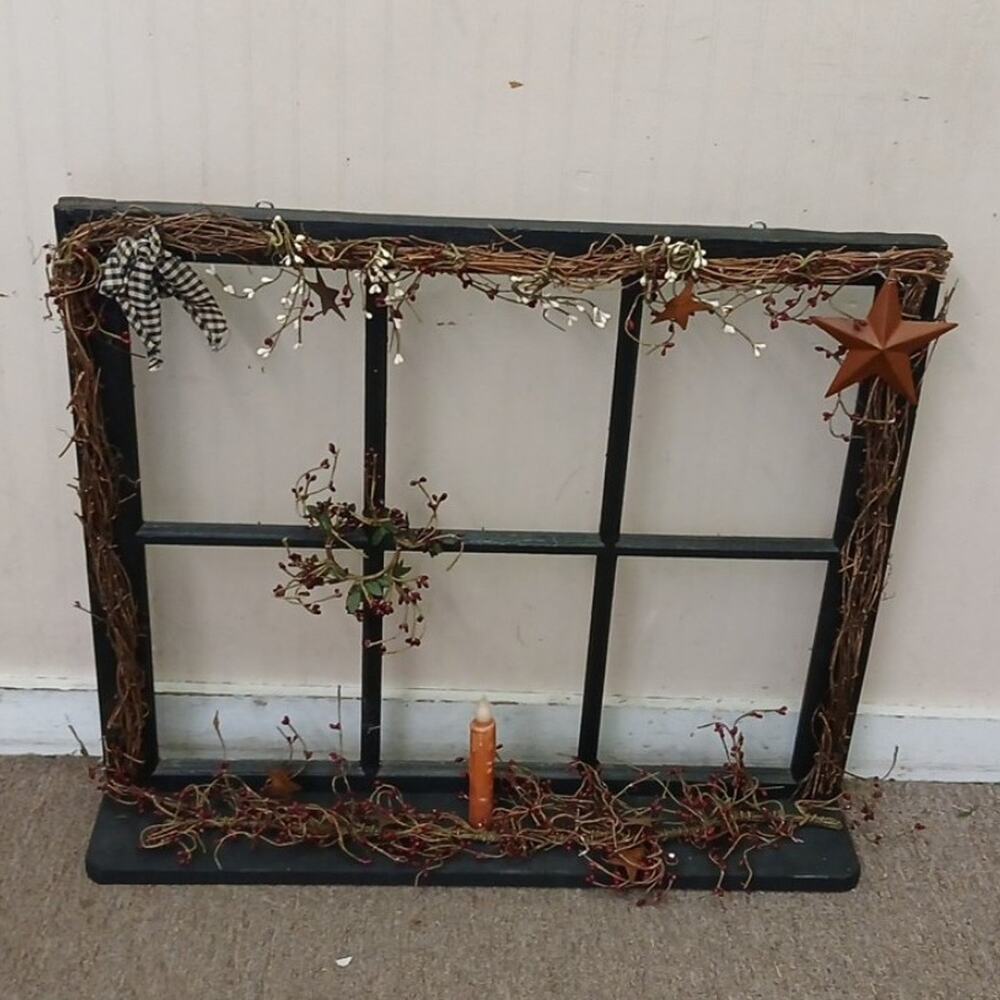 Primative Window Decor - Picture 2 of 3